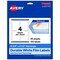 Avery Durable Waterproof Rectangle Labels with Sure Feed, 4-3/4" x 3-1/2"